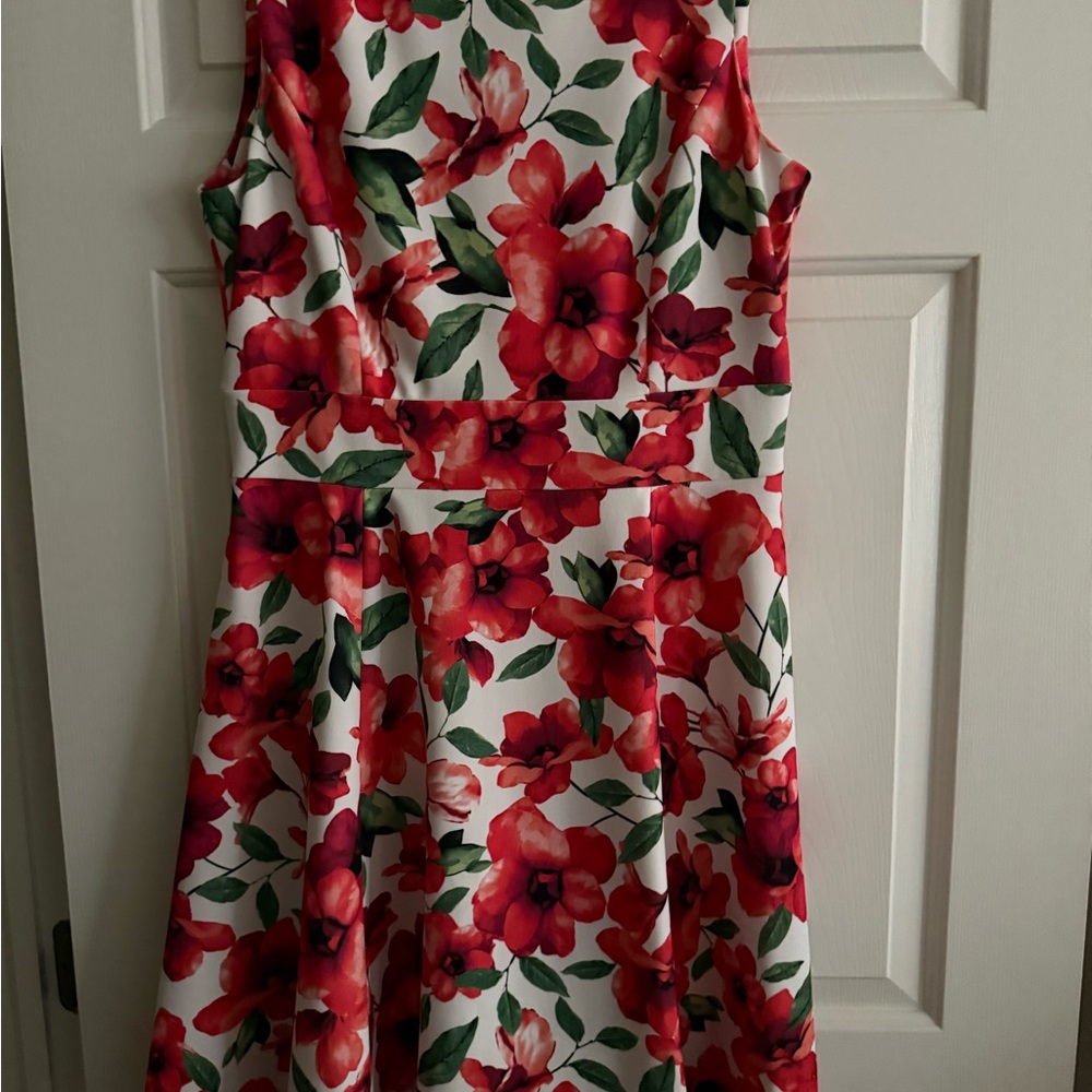 Calvin Klein Floral Sleeveless Dress